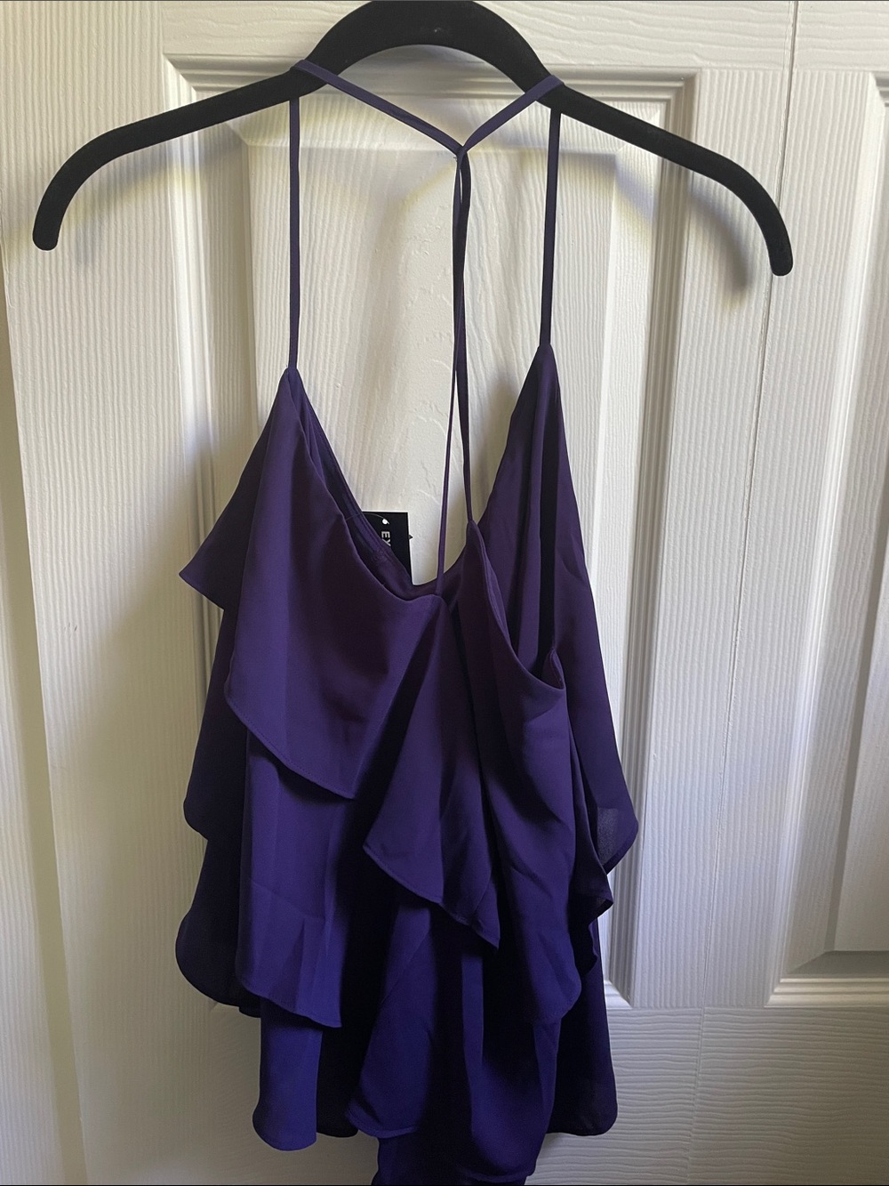 Express Tiered Ruffle Tank - Picture 3 of 3